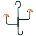 thumbnail image 2 of Spoon And Lid Rest 360 Rotatable Light Luxury Multifunctional Hanging Storage Shelf Hat Hanger Organizer Rack Coat Rack Stand Coat Hanger Rack Flexible Coat Hanger Organizer For Closet Door Green, 2 of 9