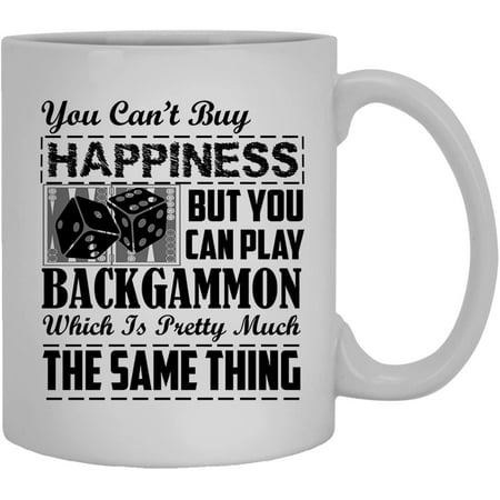 

Backgammon White Mugs - Play Backgammon Ceramic Coffee Mug 11oz