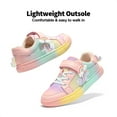 thumbnail image 3 of BURUDANI Girls Sneakers Rainbow Casual Walking Shoes for Kids & Toddlers for School & Everyday Wear, 3 of 7