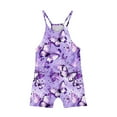 thumbnail image 5 of FAHXNVB Cami Romper for Girls Sleeveless Graphic Print Jumpsuit Short with Pockets One Piece Summer Casual Comfy Clothes 5-14 Years, 5 of 7