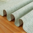 thumbnail image 2 of Nvzi Camino de mesa con borlas, verde claro, 33x92cm - Camino de mesa de poliéster, camino de mesa fino, camino de mesa rústico, camino de mesa decorativo para el hogar, 2 of 5
