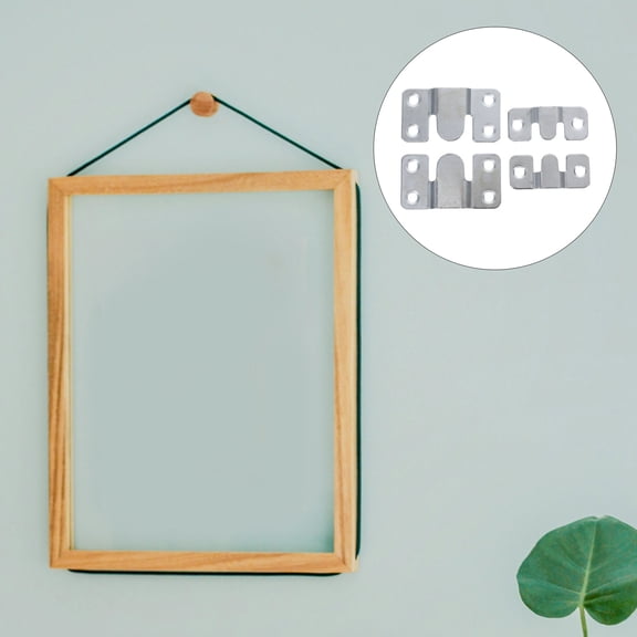 ADDHAT Heavy Duty Picture Hangers with 4 Strong Hooks, High Load Capacity for Hanging Frames, Wall Art, and Home Decoration