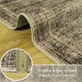thumbnail image 6 of Socofuz 5x7ft Washable Rug for Bedroom, Soft Accent Rugs Vintage Inspired Low Pile Carpet for Living Room Dining Room Bedroom Den, 6 of 11