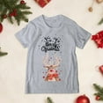 thumbnail image 5 of mgoYE Dad Christmas Family Matching Pajamas Papa Xmas Father Short Sleeve T-Shirt(Grey,XL), 5 of 8