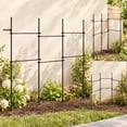 RUIE Black Adjustable Floor to Ceiling Clothes Rack with 6 Hanging Rods ...