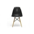thumbnail image 4 of Baxton Studio Azzo Black Plastic Shell Chair, 4 of 5