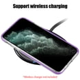 thumbnail image 4 of The Invisible Bumper Ultra Thin Hybrid Case With White Inner Flex Protective Frame For Iphone 11 Pro - Purple, 4 of 8