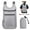 Gray, variant on Djiypn Ultra Lightweight Packable Water Resistant Backpack for Travel Camping Outdoor Hiking Daypack