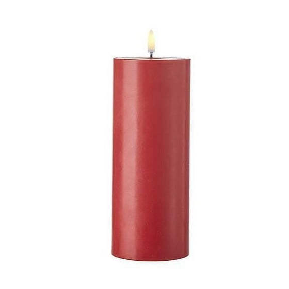 Red Timer Candle - 3x9 Pillar - RAZ Imports