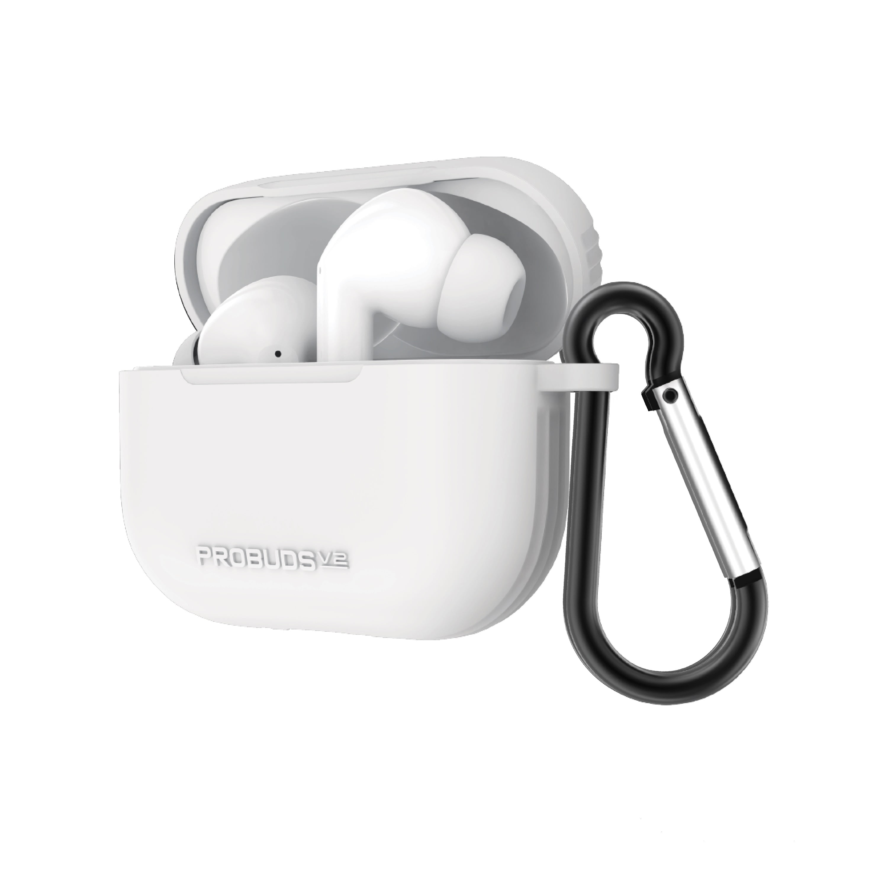 Probuds V2 – True Wireless Bluetooth Earbuds with Charging Case, Auto Pairing & Built-In Mic