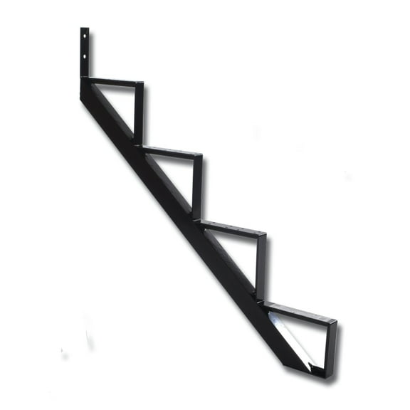 Pylex 14054 Collection 10-Pylex 4-Step Aluminium Stair Riser, Black