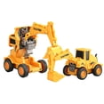 thumbnail image 1 of Excavadora de ingeniería de colisión inercial para automóviles con deformación de juguete, 1 of 3