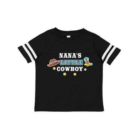 

Inktastic Nanas Little Cowboy with Cowboy Hat and Boots Gift Toddler Boy Girl T-Shirt