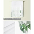 thumbnail image 4 of Tropical Plants Monstera Window Curtain for Living Room Home Decor Blinds Drapes Kitchen Tie-up Short Curtains, 4 of 5