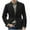 Black, variant on VERUGU Coats for Men Casual Solid Turndown Collar Single-Breasted Cardigan Multi-Pocket Long Sleeve Jacket Black L