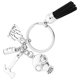 thumbnail image 1 of Fire Keychain Wallet Chain for Hanging Keys Featuring Durable Zinc Alloy Design, 1 of 4