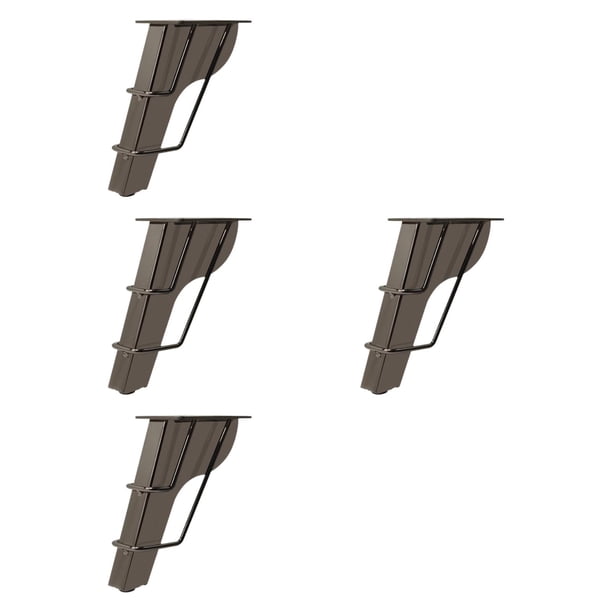 4x Patas de muebles Patas de gabinete de TV Patas de repuesto de 5,91 pulgadas/15 cm Patas de sofá para escritorios Mesitas de noche Estantes de