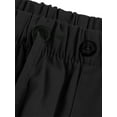 thumbnail image 4 of Fashnice Pantalons de Survêtement pour Hommes Pantalons Solides à Cordon Décontractés de Rue Noir G, 4 of 9