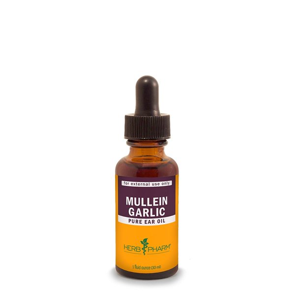 Herb Pharm Mullein/Garlic Herbal Ear Drop Oil 1 Ounce