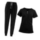 thumbnail image 4 of Conjunto de uniforme de peeling para mujer, cintura elástica, ropa de trabajo para atención médica, yoga S, 4 of 9
