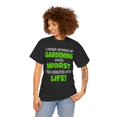 thumbnail image 2 of DJH Apparel | Tried Giving Up GARDENING Funny Unisex Heavy Cotton Tee, 2 of 5