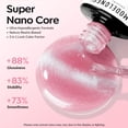 thumbnail image 3 of modelones Cat Eye Gel Nail Polish, 15 ML Pink Glass Cat Eye Gel Nail Polish with Magnet Spring White Silver Shimmer Soak Off Reflective Translucent Gel Magnetic Nail Polish for Women Girl, 3 of 10