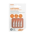 thumbnail image 4 of Slice 10519 Replacement Craft Knife Scalpel Blades - Straight Edge, Pointed Tip - Finger-Friendly, Micro Ceramic Safety Blade - Pack of 4, 4 of 12
