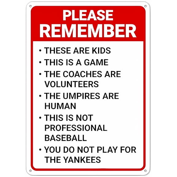 Multicolored Minimalist Safety Sign - 8"x12" Aluminum Tin Sign, Clear Warning for Home & Business, Indoor Outdoor Safety Signage