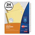 thumbnail image 2 of Insertable Big Tab Dividers, 5-Tab, Letter, 24 Sets | Bundle of 5 Boxes, 2 of 7