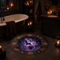 thumbnail image 3 of 3D Halloween Rug, Candy Corn Abyss Quilted Round Mat, Halloween Quilted Round Rug 3D Illusion, Soft & Durable Fabric Non-Slip Modern Home Decor (40cm/15.75in,60cm/23.62in,80cm/31.5in, Style ), 3 of 6