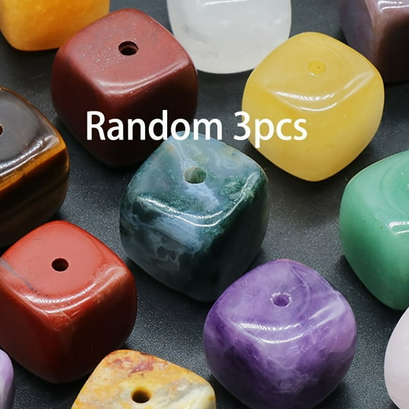 3 Pieces of Natural Crystal Marble Stones: Joss-Stick Seats, Crystal Stone Incense Stick Holder, Mineral Specimen Gem, Used for Chakras Balance, Reiki, Good Luck, Home Decoration