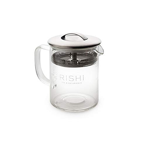 Rishi Tea Théière en Verre à Thé Simple Brew, 13,5 fl-oz (400 ml)