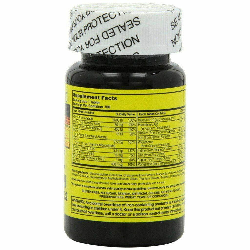 Nature's Blend Elemental SlowPotency Iron Ferrous Sulfate, 60 ct, 5 Pack