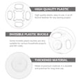 thumbnail image 2 of Weiweiguan 2 Bags Transparent Plastic Concealed Buttons Practical Clothes Snap Buttons, 2 of 6