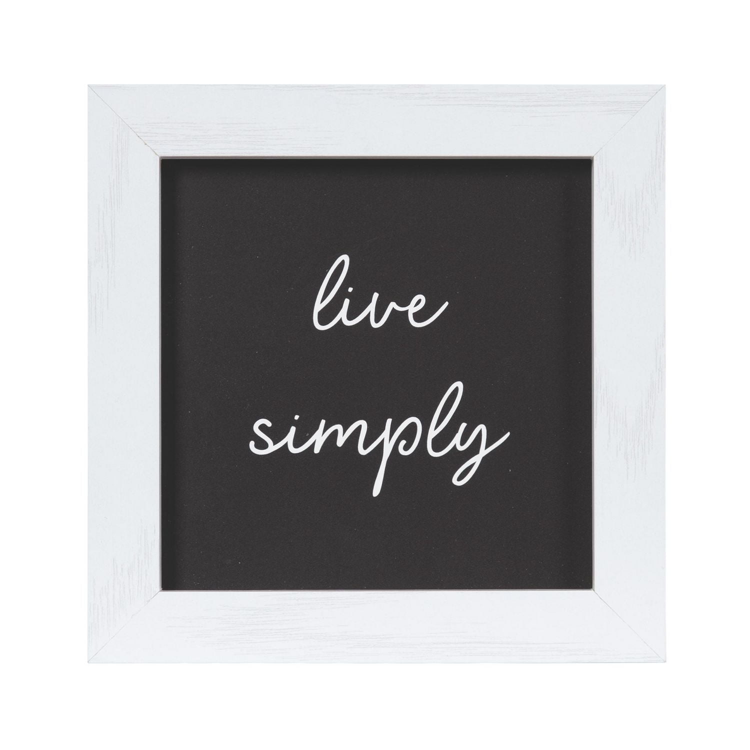 Live Simply 6x6 Framed Accent Art