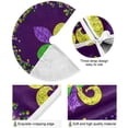 thumbnail image 2 of GZHJMY Mardi Gras Christmas Tree Skirt, Tree Skirt for Holiday Party Home Christmas Day Ornaments, 47.2", 2 of 6