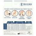 thumbnail image 4 of Truform Microfiber Medical Compression Socks 20-30 mmhg Knee High Closed Toe Black Medium, 4 of 9