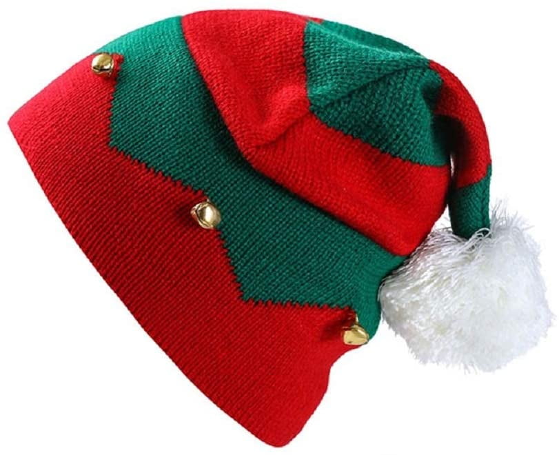 Christmas Hat Santa Hat Elf Knitted Hat 