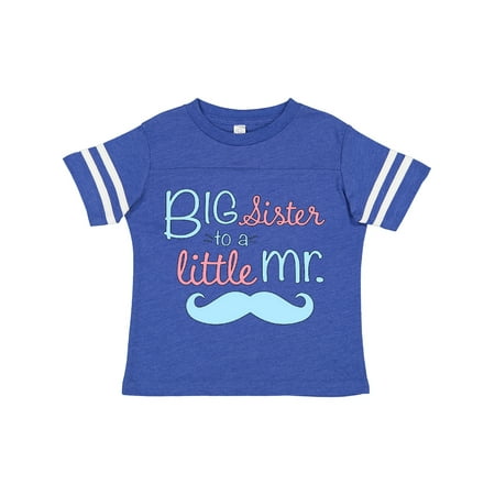 

Inktastic Big Sister to a Little Mr Gift Toddler Toddler Girl T-Shirt