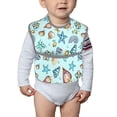 thumbnail image 6 of Kdxio Sea Shells 2 Bibs For Babies, Baby Bibs for Eating, Toddler Bibs, Waterproof Bibs, Feeding Bibs, for Toddlers, Boys, Girls, 6 of 8
