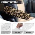 thumbnail image 6 of Yuyamidu Leopard Print Car Front Seat Armrest Cover Bling Armrest Cover for Car Truck Auto Accessories Stylish Vehicle Seat Arm Rest Protector Decor, 6 of 7
