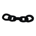 thumbnail image 4 of Cojín decorativo con forma de cadena y nudo para dormitorio, sofá o sofá Negro, 4 of 8