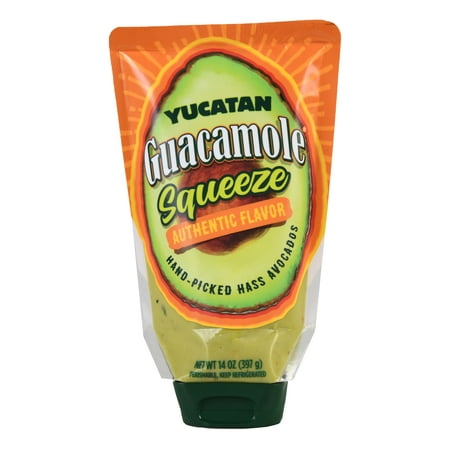 Yucatan Authentic Guacamole Squeeze, 14 oz Pouch
