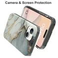 thumbnail image 3 of SaniMore for iPhone 15 Plus Case, Shockproof TPU Stylish Marble Pattern for Girls Women Drop Resistant Slim Fit for iPhone 15 Plus Lightweight Protective Anti-scratch Shell - Gray Marble, 3 of 6