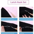 thumbnail image 3 of Latch Hook Tools with Comfortable Grip, Practical Gift for DIY Craft Making Tapestry  Crochet Hooks Kit Woven Crafts, 3 of 7