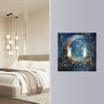 thumbnail image 4 of Yayeee Toggle Light Switch Wall Plate 2-Gang 4.56"x4.48" Decorative Outlet Cover, Crystal Moon, 4 of 7