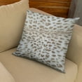 thumbnail image 5 of Plutus Brands Plutus Brown Taupe Savannah Cat Animal Faux Fur Luxury Throw Pillow, Double sided  12" x 20", 5 of 5