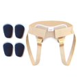 thumbnail image 3 of Ceinture de Soutien pour Hernie, Protège-Hernie pour Hommes avec 4 Coussinets, Récupération, 4 Coussinets en Coton, 3 of 9