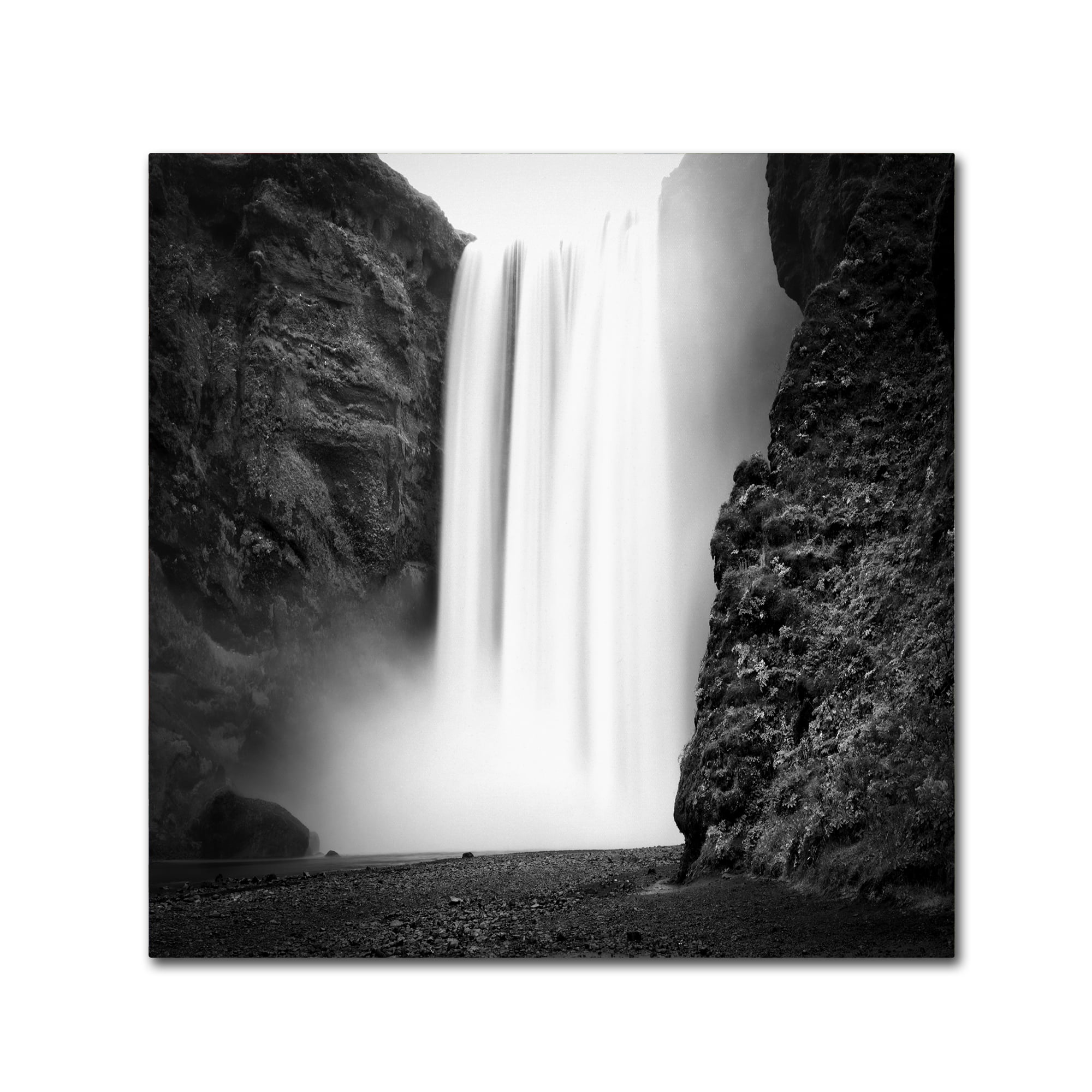 Trademark Fine Art 'Skogafoss' Canvas Art by Philippe Sainte-Laudy