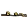 thumbnail image 4 of German Shepherd Charm Dark Brown Leather Sleigh Bell Door Hanger Made in USA, 4 of 5